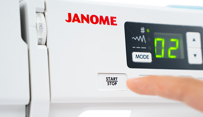 Janome DC2030 Start/stop button